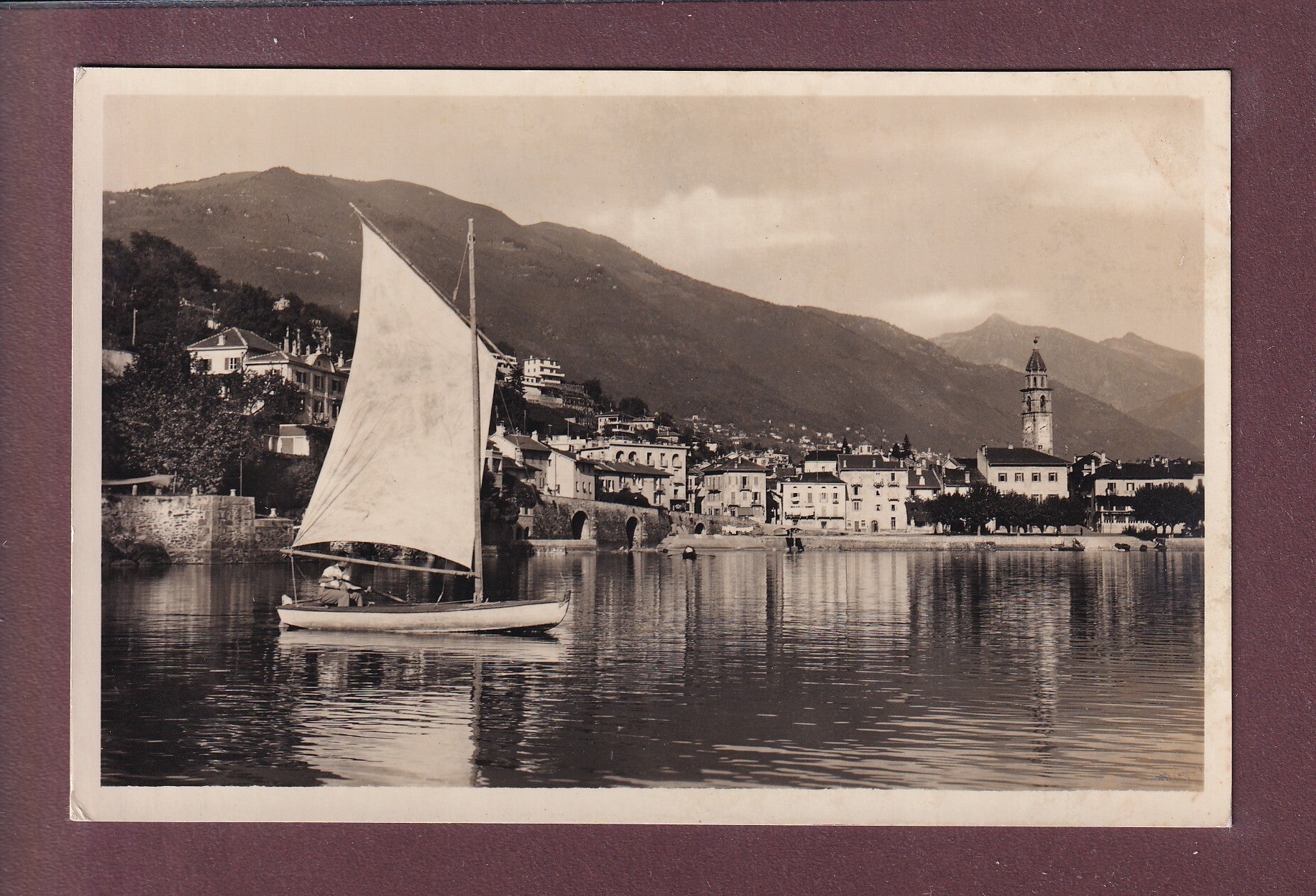 ASCONA - Barca - 1940