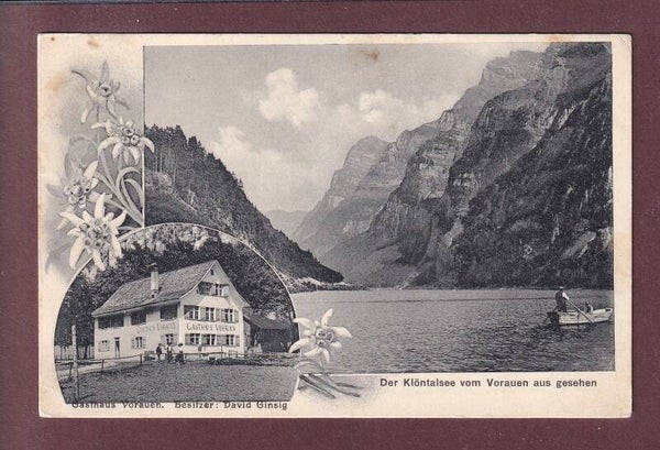 GASTHAUS VORAUEN - Klöntalsee - 1911