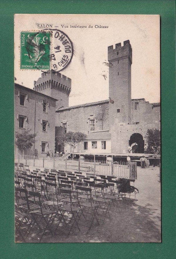 SALON - Château - Vue intérieure - 1914