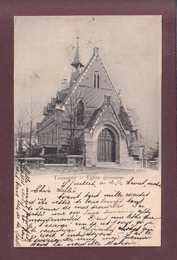 LAUSANNE - Eglise Ecossaise - 1902