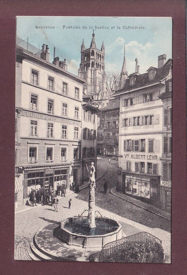 LAUSANNE - Fontaine de la Justice