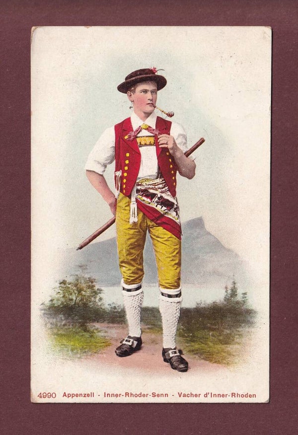 APPENZELL - Tracht Inner Rhoder Senn - 1911