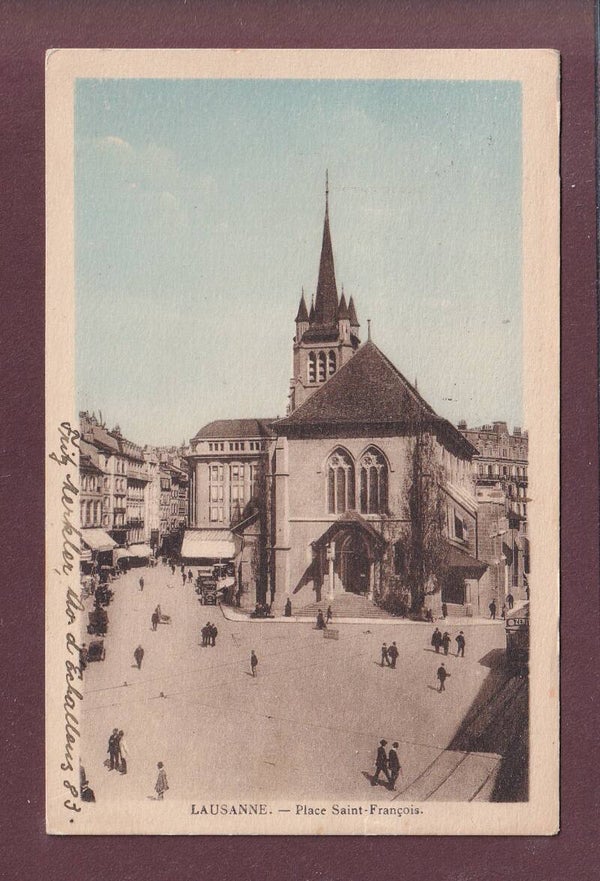 LAUSANNE - Place St. François - 1927