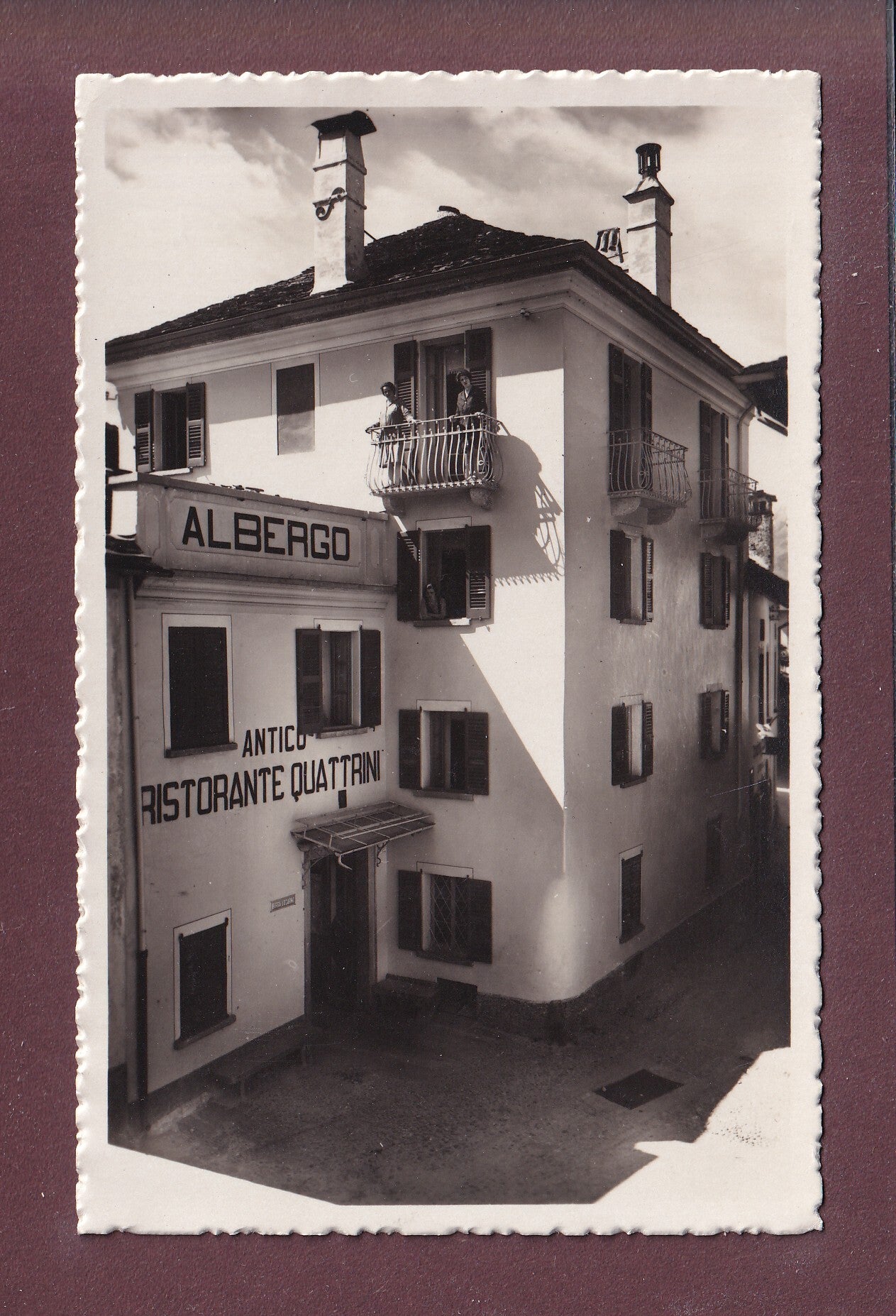 ASCONA - Albergo Quattrini - 1930