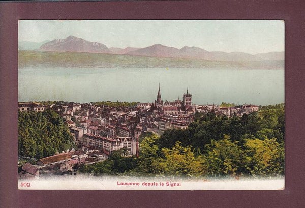 LAUSANNE depuis le Signal