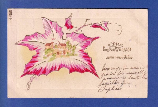 NEUJAHR - Landschaft - Efeu - 1901