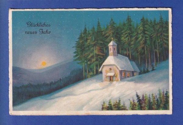 NEUJAHR - Landschaft - Schnee - 1928