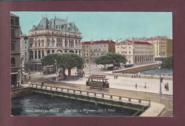 GENEVE - Place Bel-Air - Tram