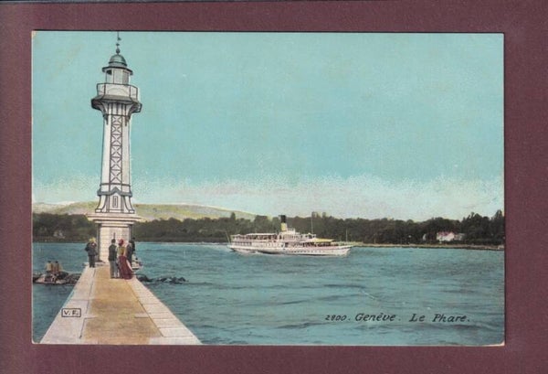 GENEVE - Le Phare - Bateau