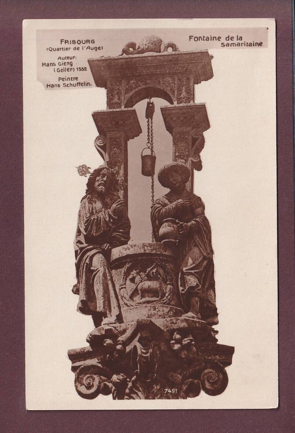 FRIBOURG - Fontaine de la Samaritaine - Détail