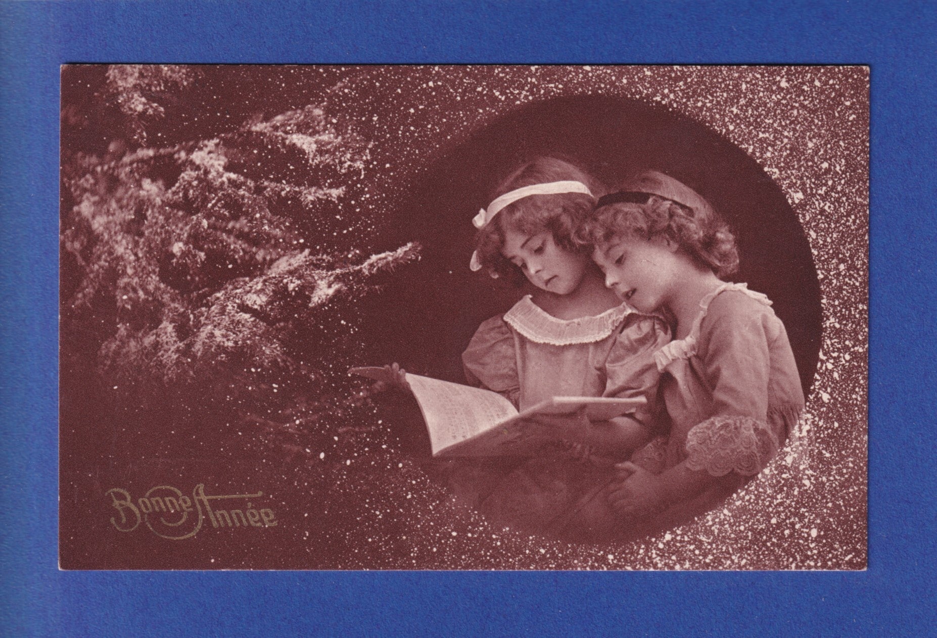 NOUVEL AN - Enfants - Lecture - 1915
