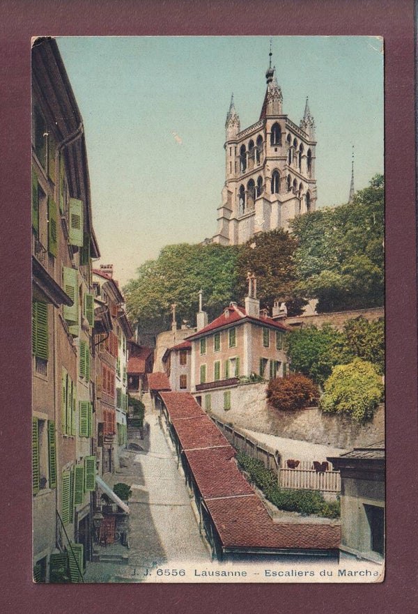 LAUSANNE - Escaliers du Marché