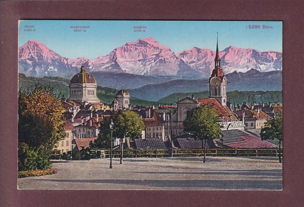 BERN - Teilansicht mit Jungfrau