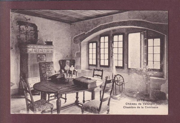 Château de VALANGIN - Chambre de la Comtesse
