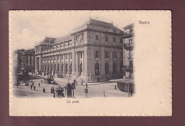 GENEVE - La Poste - Tram