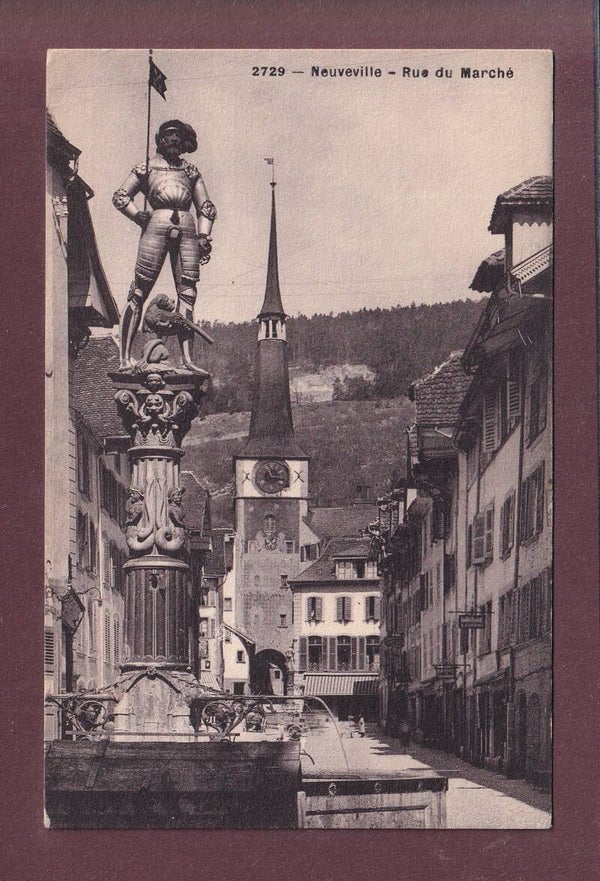 LA NEUVEVILLE - Rue du Marché - Fontaine