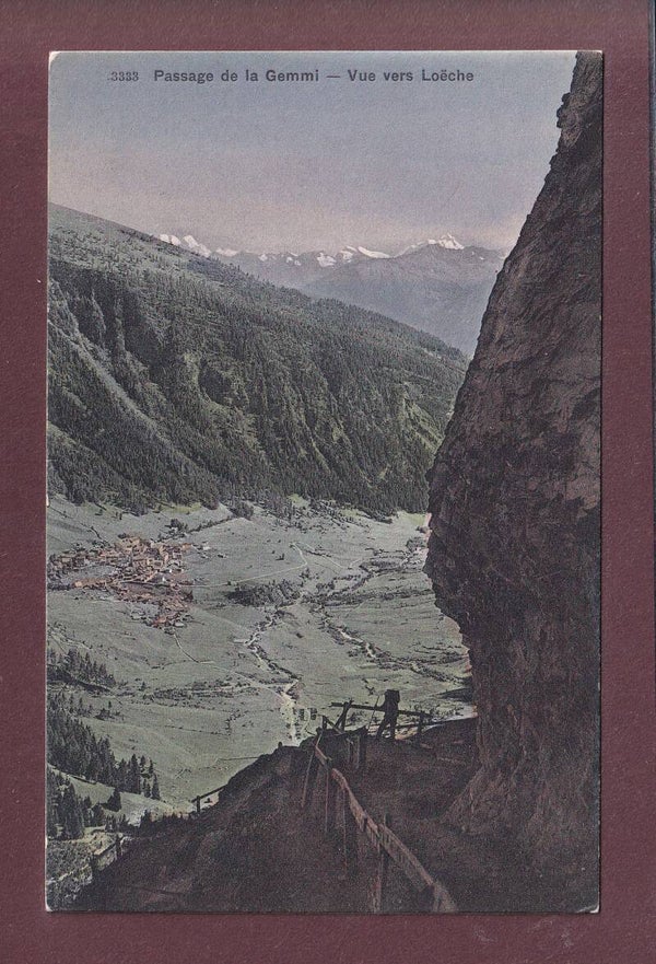 Passage de la GEMMI - Loèche