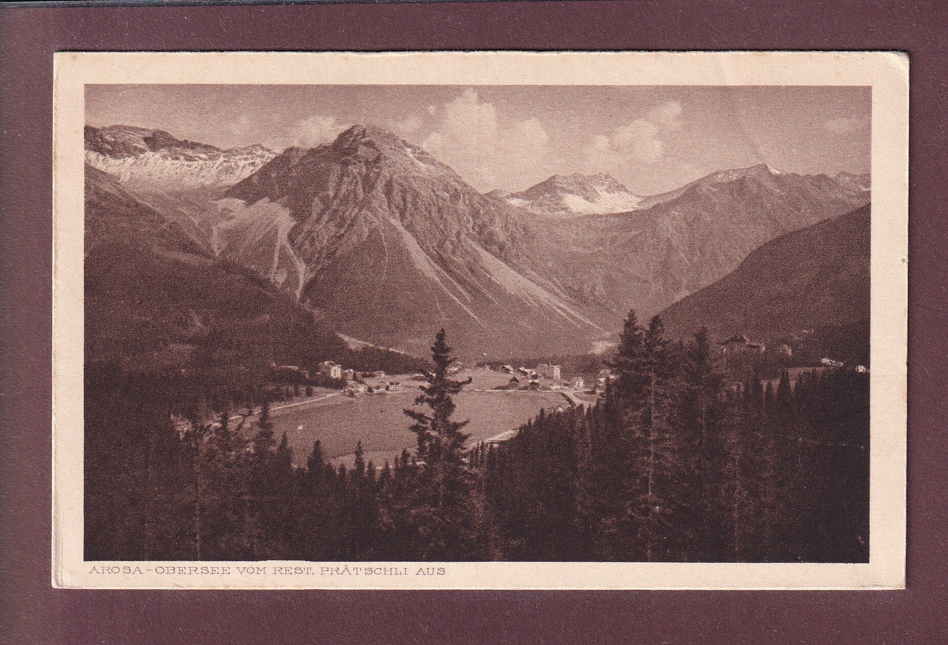 AROSA - OBERSEE vom Rest. Prätschli aus - 1917