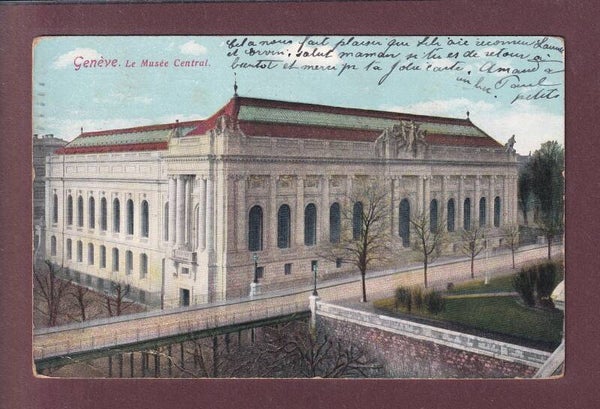 GENEVE - Musée central - 1913