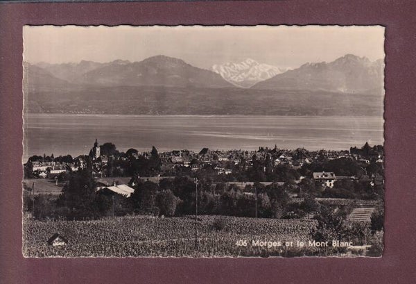MORGES et le Mont-Blanc - 1938