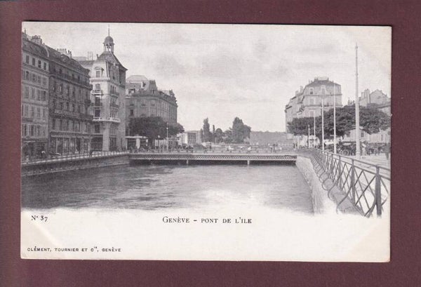 GENEVE - Pont de l'Île