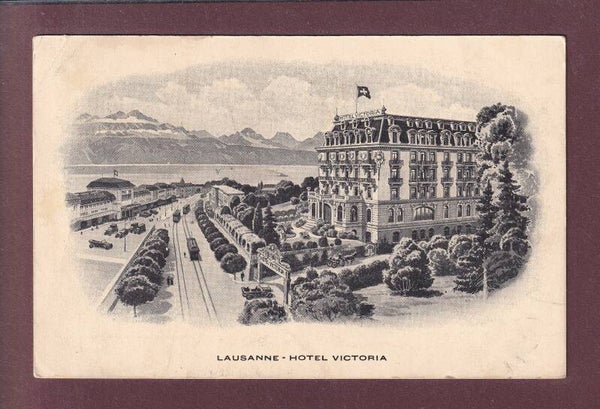 LAUSANNE - Hôtel Victoria - 1930 // pli d'angle //