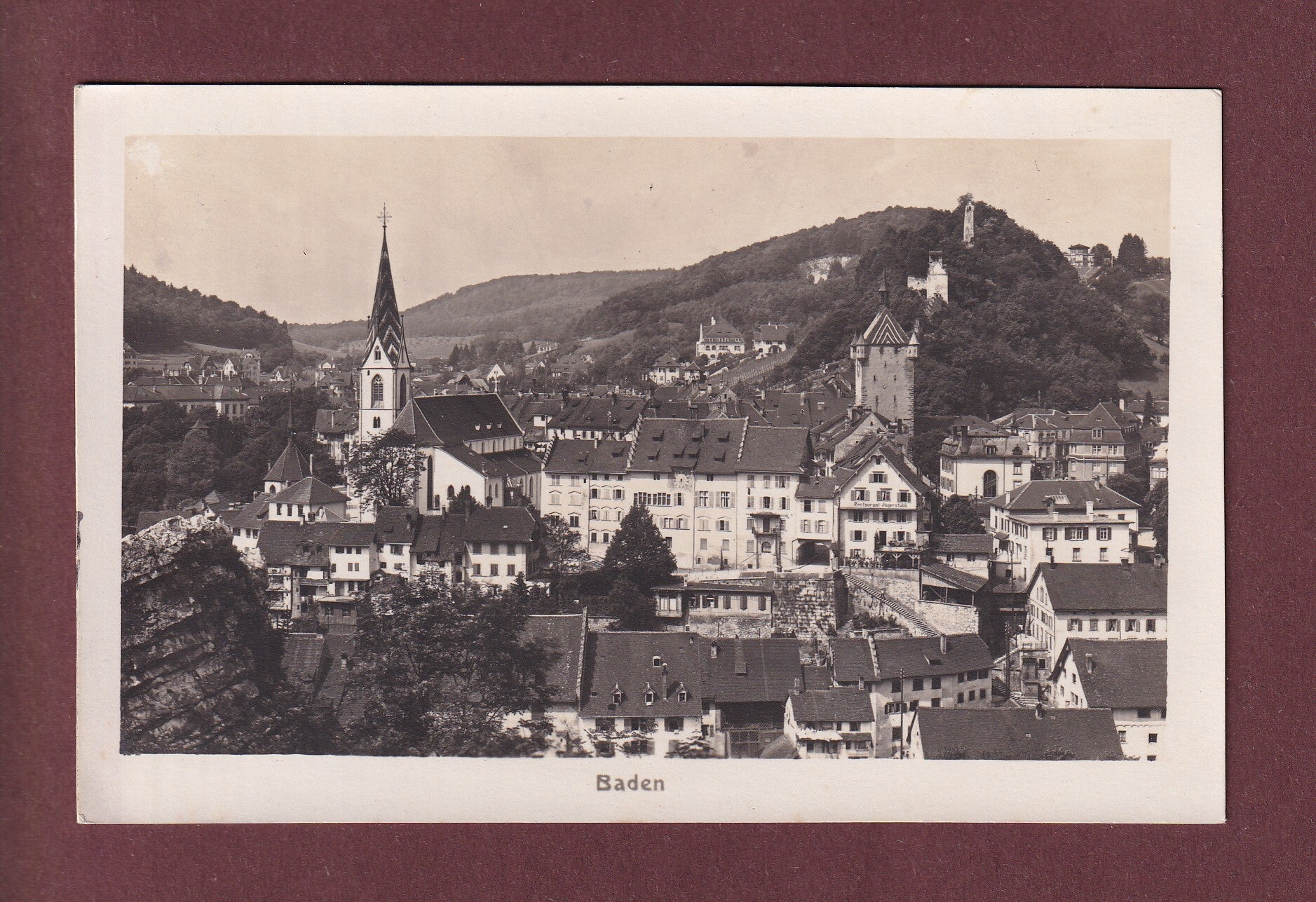 BADEN - Teilansicht - 1928