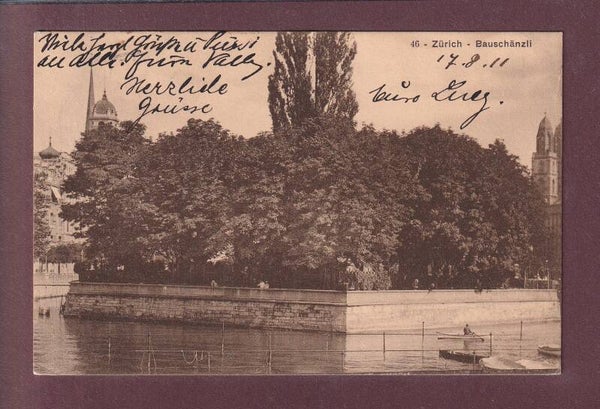 ZÜRICH - Bauschänzli - 1911