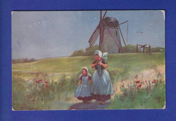 ENFANT - Jeunes filles et Moulin