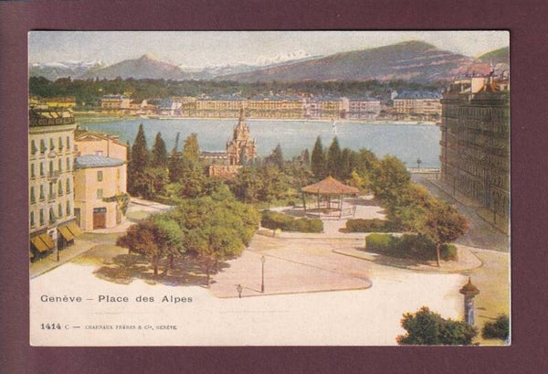 GENEVE - Place des Alpes - Kiosque