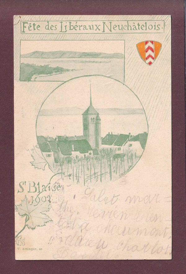 ST. BLAISE - Fête des libéraux - 1902