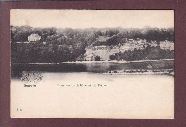 GENEVE - Jonction Rhône et Arve