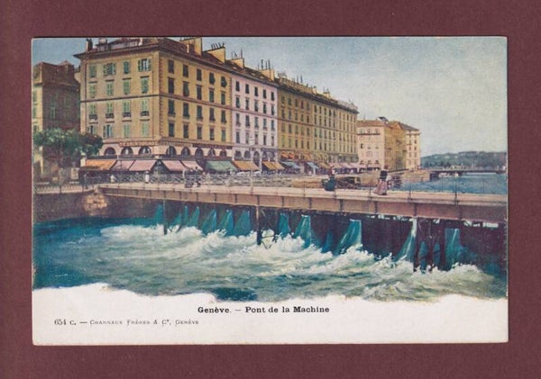 GENEVE - Pont de la machine