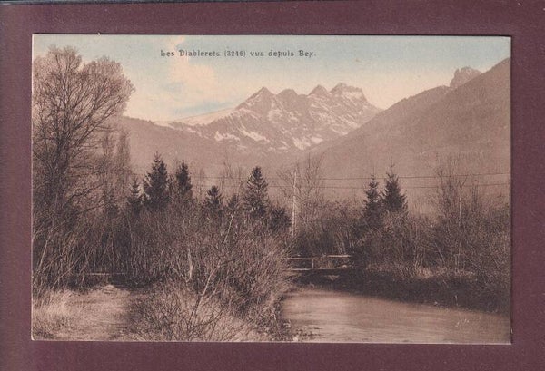 LES DIABLERETS vus de BEX