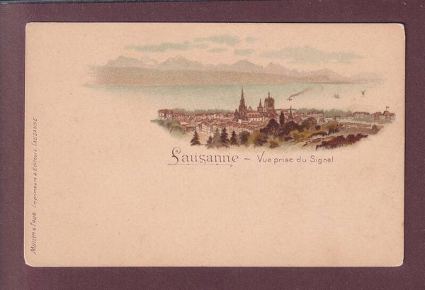 LAUSANNE - Vue prise du Signal