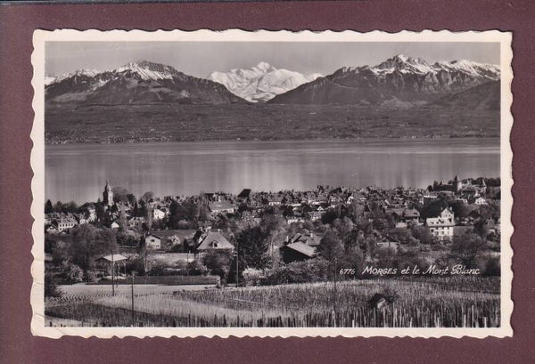 MORGES et le Mont-Blanc - 1951