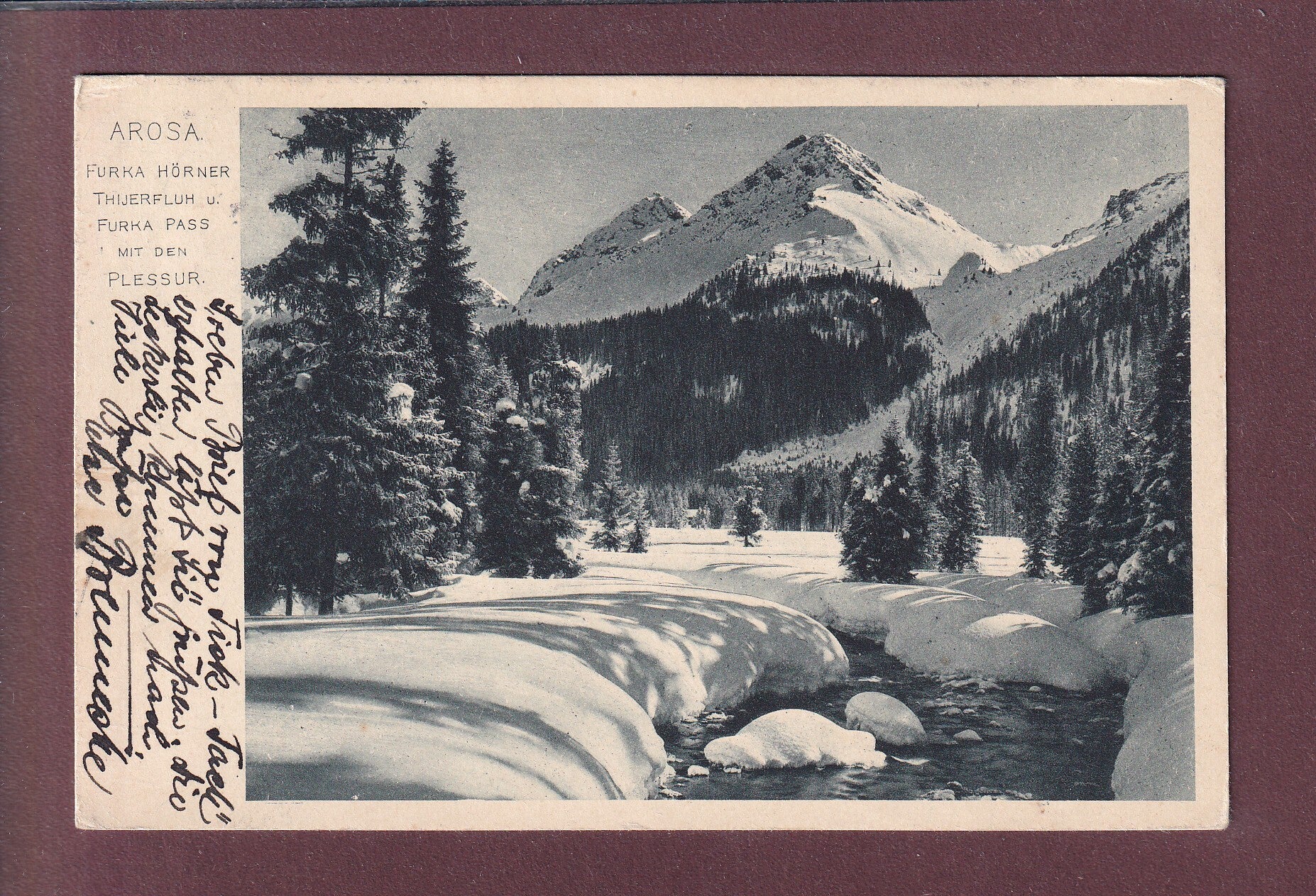 AROSA - Furkhörner - 1917