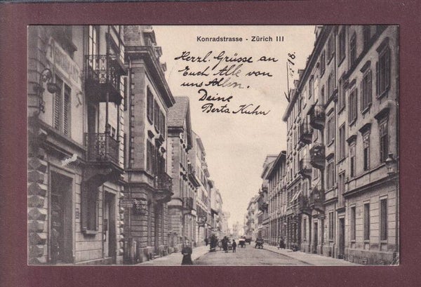 ZÜRICH - Konradstrasse - 1913