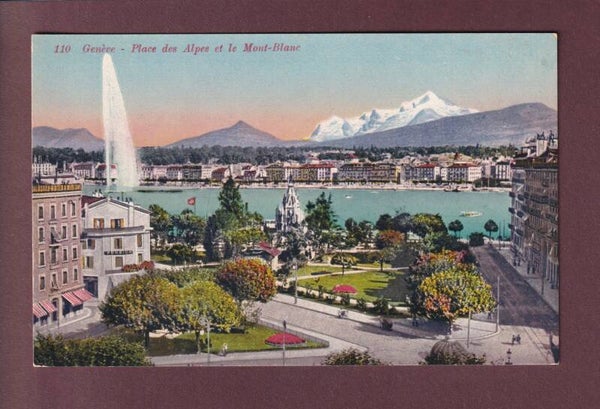 GENEVE - Place des Alpes - Mont-Blanc