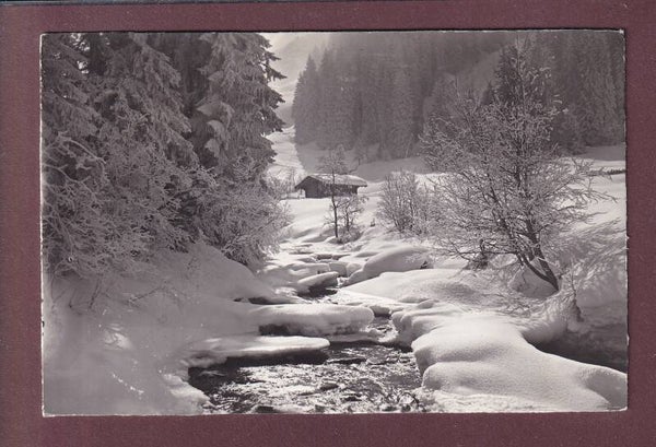 Einsame WINTERLANDSCHAFT - Bern - 1965