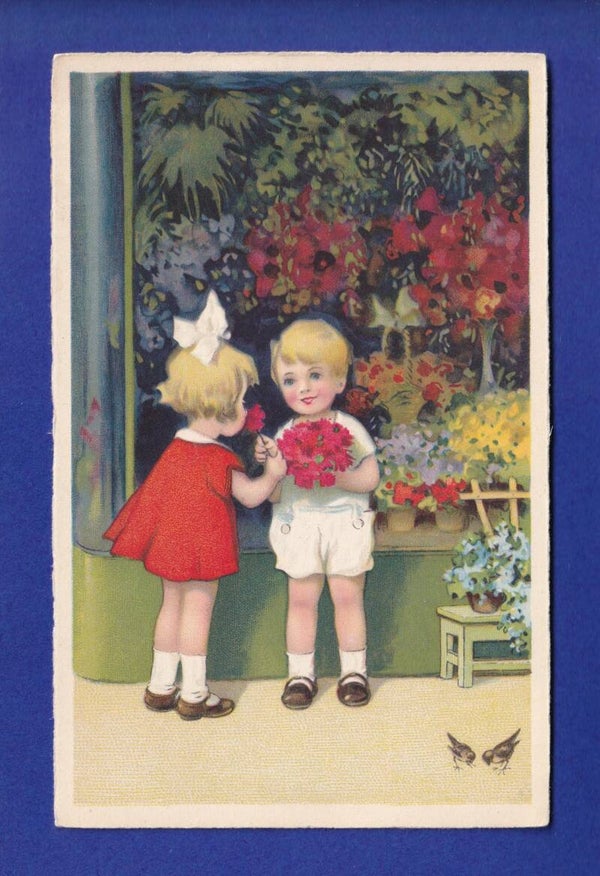 ENFANT - Joli petit couple - Fleurs
