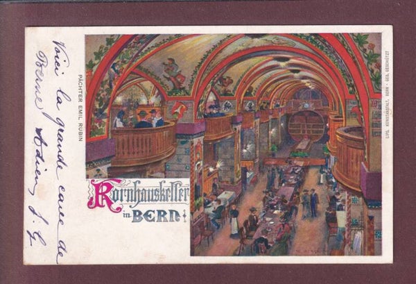 BERN - Kornhauskeller - 1906