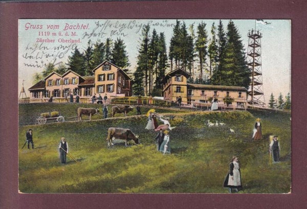 Gruss vom BACHTEL - 1906 Feldpost