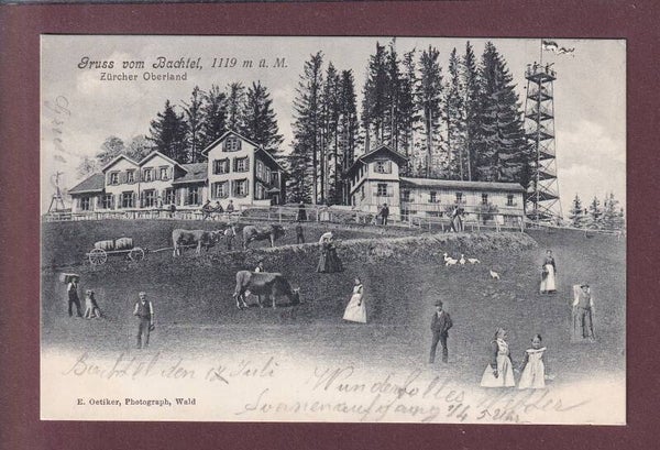 Gruss vom BACHTEL - 1904
