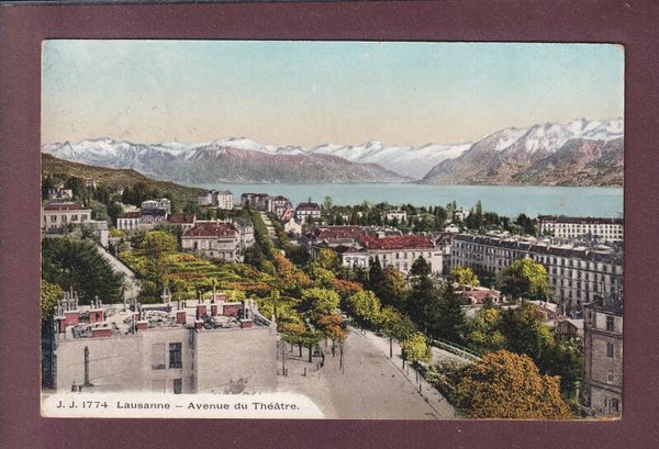 LAUSANNE - Avenue du Théâtre - 1908