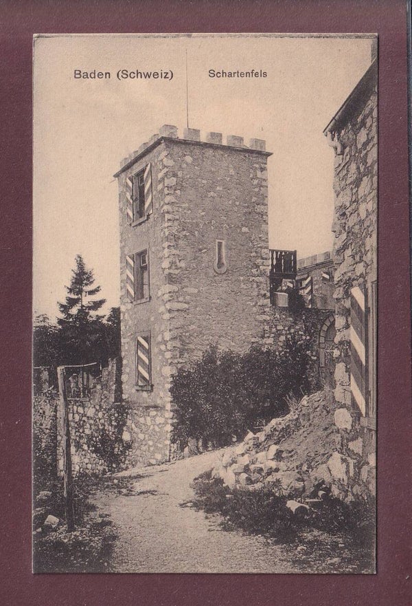BADEN - Schartenfels - 1920