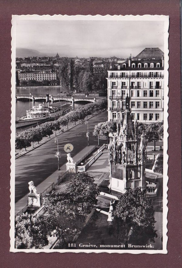 GENEVE - Monument Brunswick - 1945