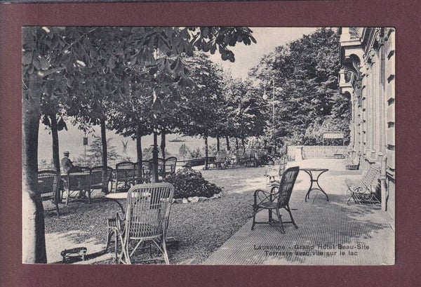 LAUSANNE - Grand Hôtel Beau-Site - Terrasse