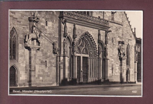 BASEL - Münster - Hauptportal