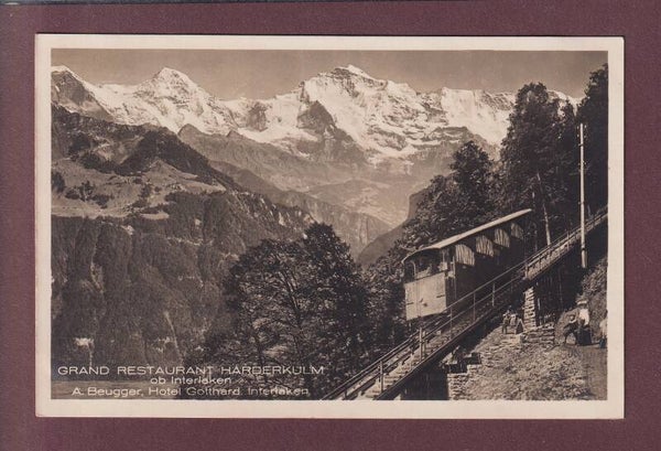 HARDERKULM ob Interlaken - Bahn